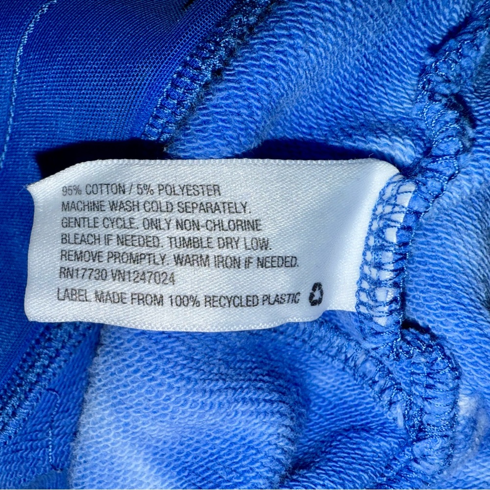 JoyLab Blue and White Cropped Tie-Dye Pants - Picture 7 of 8